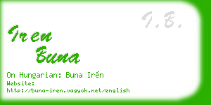 iren buna business card