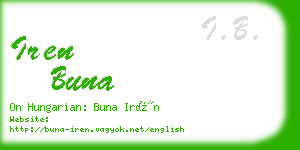 iren buna business card